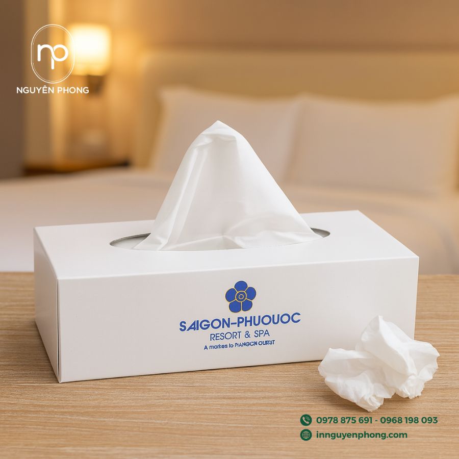 In hộp đựng đồ dùng khách sạn giá rẻ